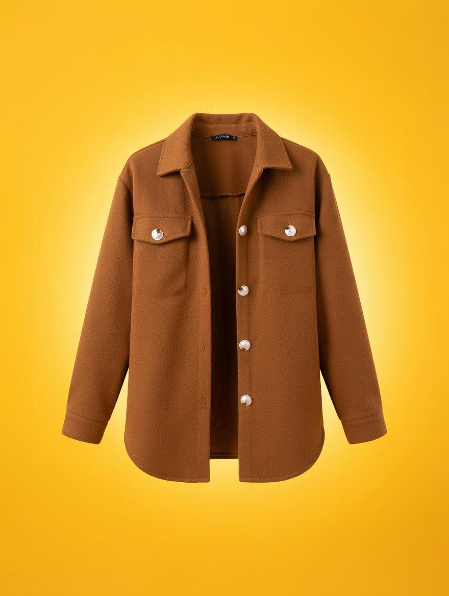 Button-Up Shacket (Shirt Jacket)