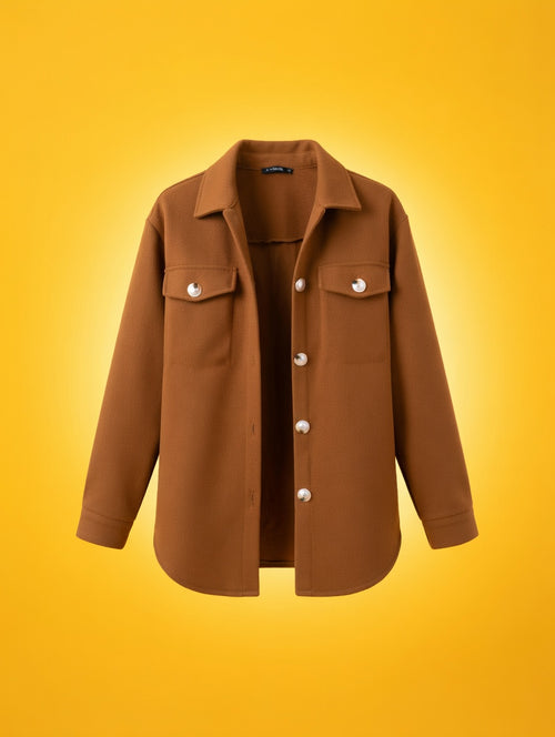 Button-Up Shacket (Shirt Jacket)