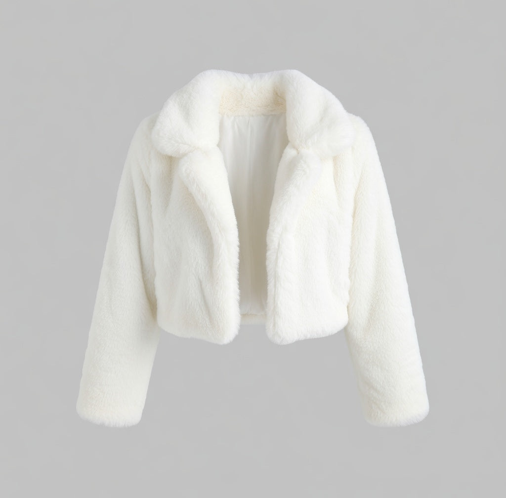 cropped fur jacket