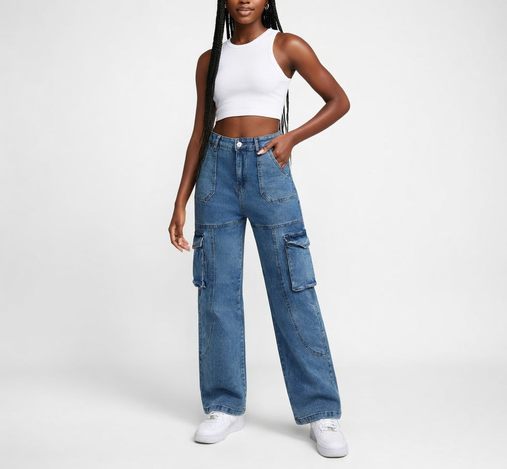 Women cargo jeans