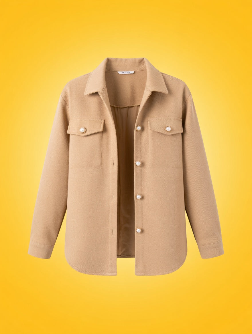 Button-Up Shacket (Shirt Jacket)