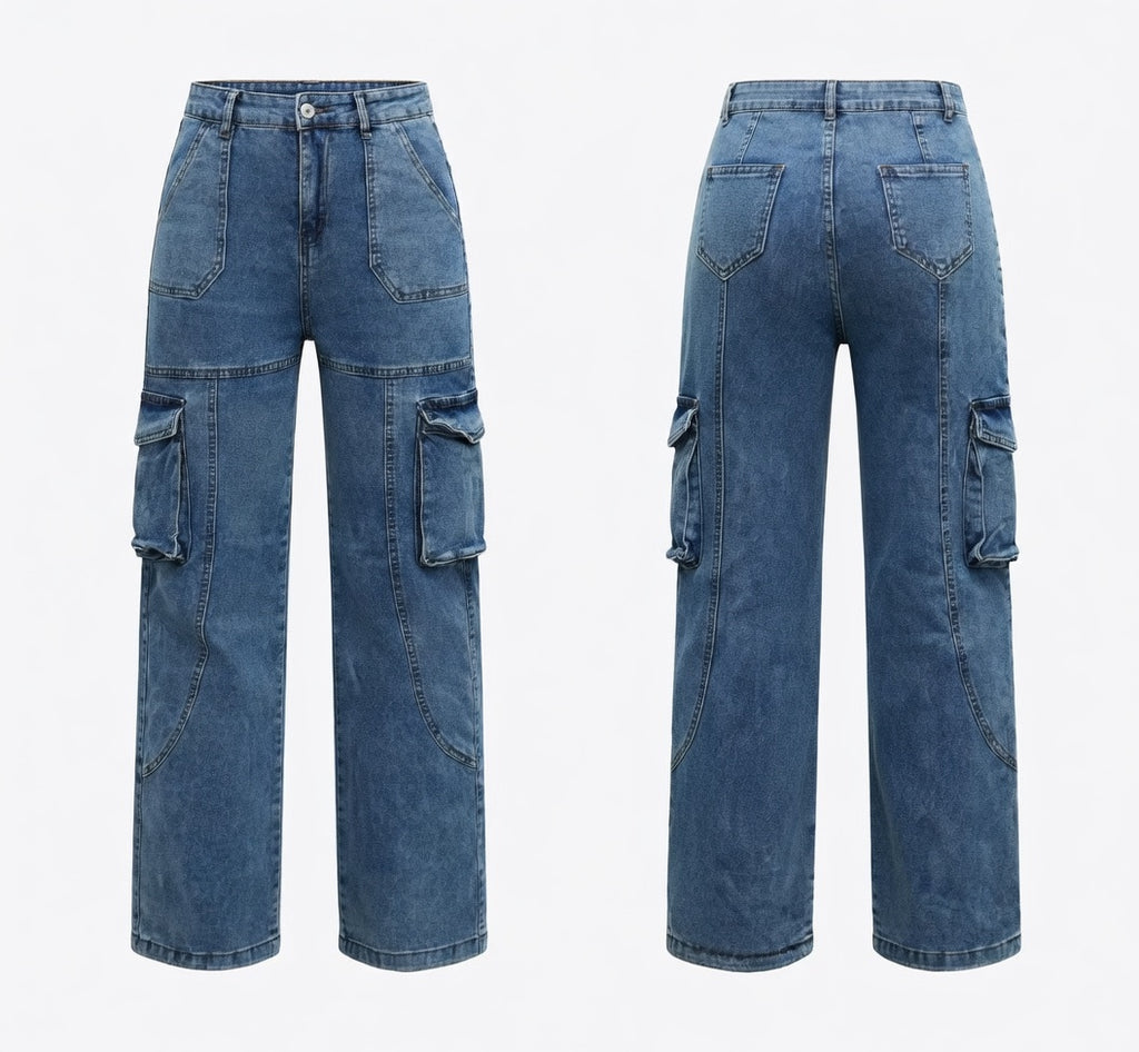 Women cargo jeans